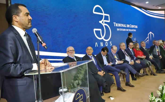 Governador Wanderlei Barbosa reforça importância do TCE para o Estado em sessão solene dos 35 anos de criação da instituição