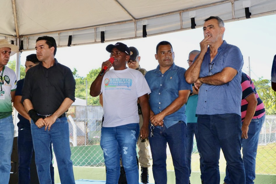 Vereador Florisvaldo Silva participa de inauguração de obras em São Miguel do Tocantins