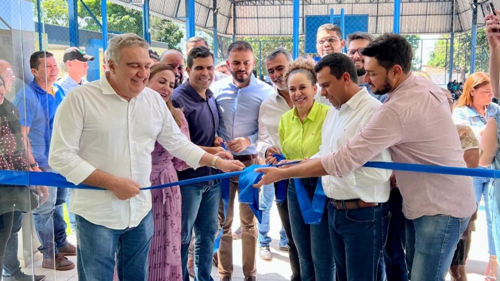 Amélio prestigia entrega de obras em Gurupi ao lado do governador em exercício, Laurez Moreira