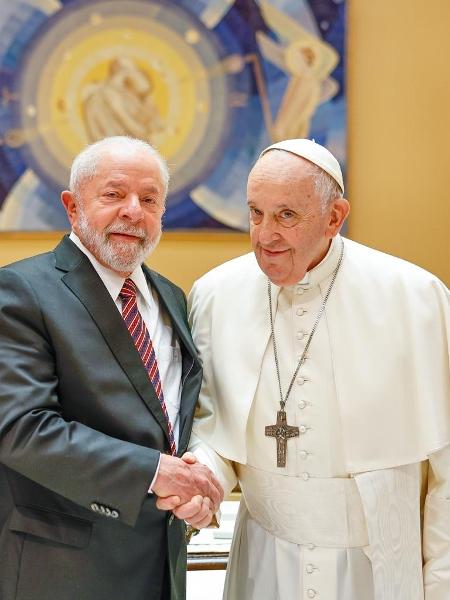 Lula se reúne com o papa Francisco: ‘Boa conversa pela paz no mundo