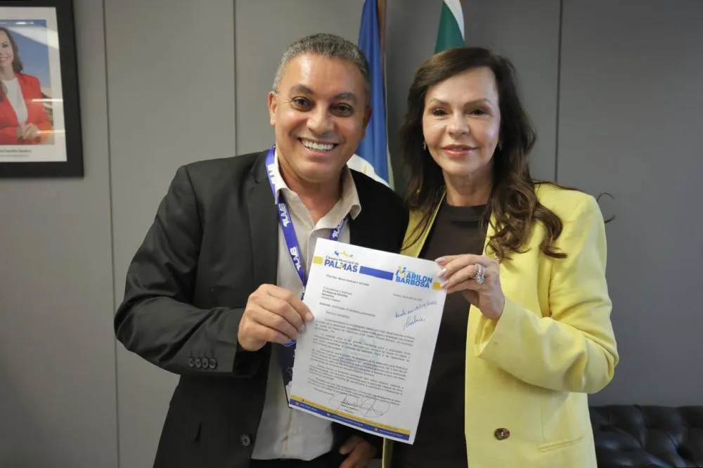 Em Brasília, Marilon Barbosa é recebido pela senadora Professora Dorinha e solicita verba para ampliação de Unidade Saúde de Taquaruçu