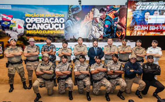 Policiais militares do Tocantins são homenageados na Câmara dos Deputados pela participação da Operação Canguçu