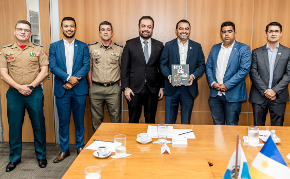 Governador Wanderlei Barbosa é recebido pelo governador do Rio de Janeiro para tratar sobre modernização da segurança pública