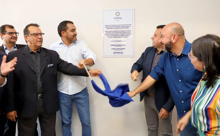 Com investimento de mais de R$ 4 milhões, governador Wanderlei Barbosa inaugura novo anexo da Seduc e Centro de Mídias Educacionais
