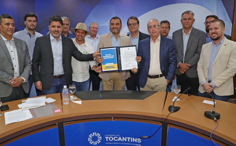 Tocantins assina acordo para combater o desmatamento ilegal no Tocantins