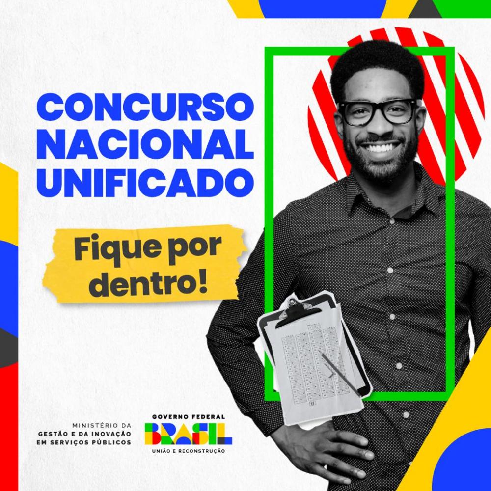 Edital do Concurso Público Nacional Unificado será publicado na quarta