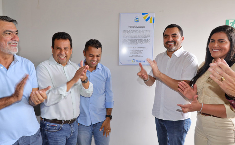Governador Wanderlei Barbosa inaugura colégio em Itaguatins com investimento de R$ 3,2 milhões
